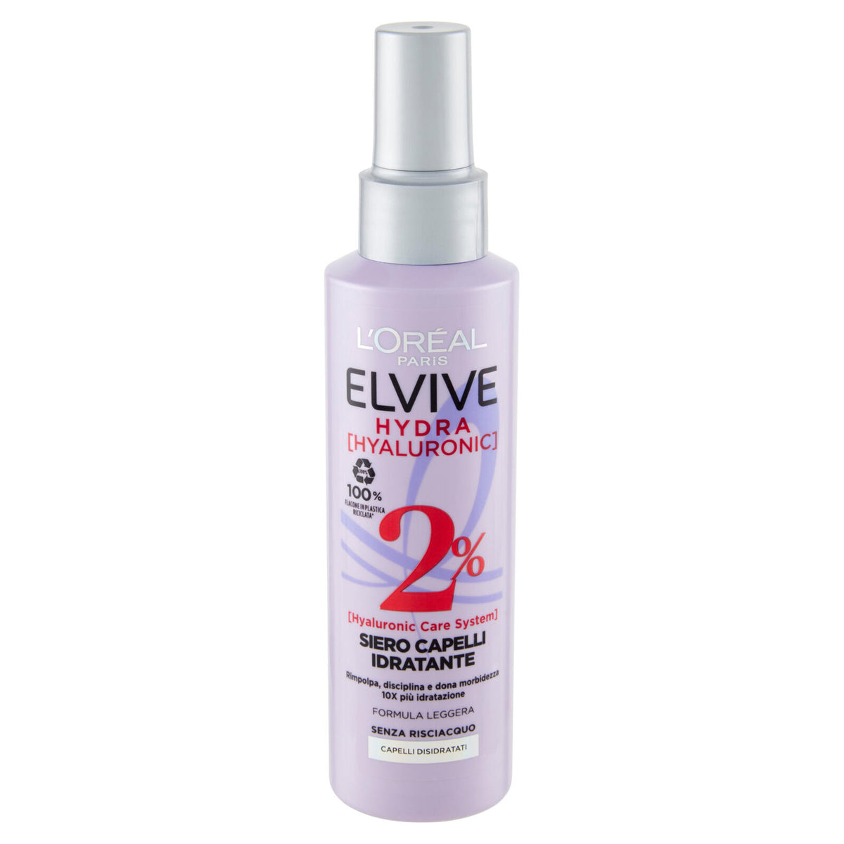 L'Oréal Paris Siero Spray per Capelli Hydra Hyaluronic Senza Risciacquo 150 ml (25532193)