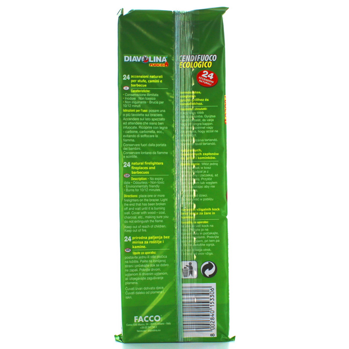 Diavolina - Accendigrill Ecologica - 24 Cubi (25525332)