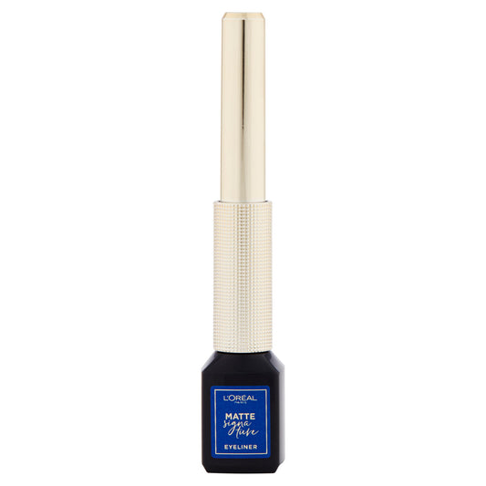 L'Oréal Paris Eyeliner Matte Signature, Pennellino in Feltro, Finish Extra Matte, Blu (25531833)