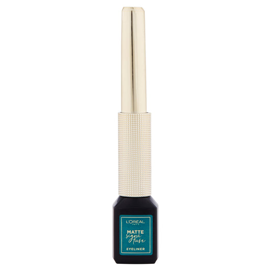 L'Oréal Paris Eyeliner Matte Signature, Pennellino in Feltro, Finish Extra Matte, Verde Smeraldo (25531843)