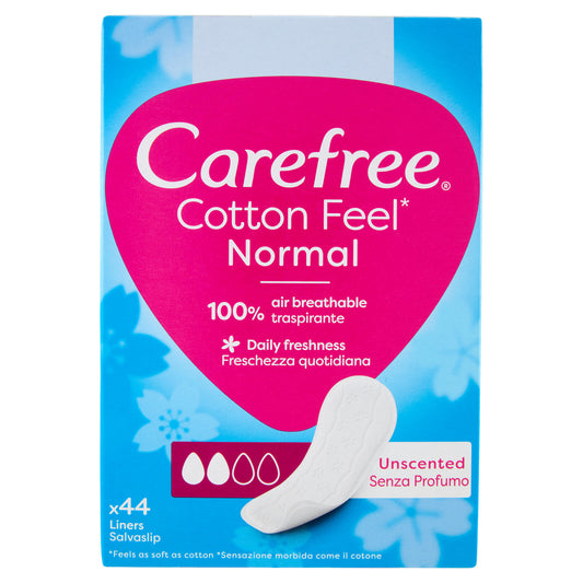 Carefree Cotton Feel* Normal Senza Profumo Salvaslip 44 pz (25521473)
