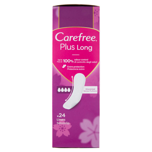 Carefree Plus Long Senza Profumo Salvaslip 24 pz (25521481)