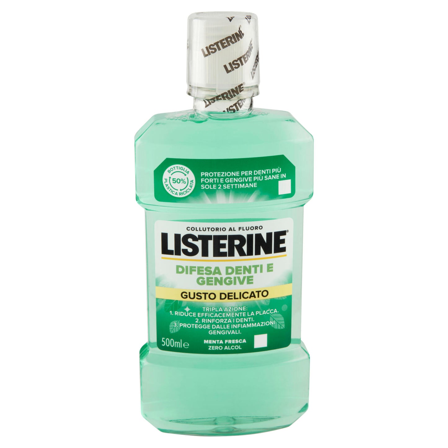 Listerine Difesa Denti e Gengive Gusto Delicato Menta Fresca 500 ml (25533853)