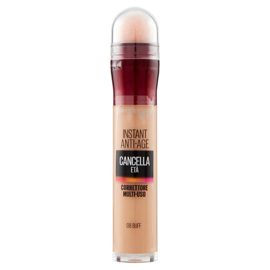 Maybelline New York Correttore Liquido Il Cancella Età, Copre Occhiaie e Piccole Rughe, 08 Buff (25558700)