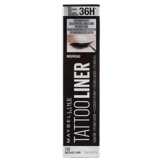 Maybelline New York Eyeliner Tattoo Liner Liquid Ink, A Lunga Tenuta, Nero (25558770)