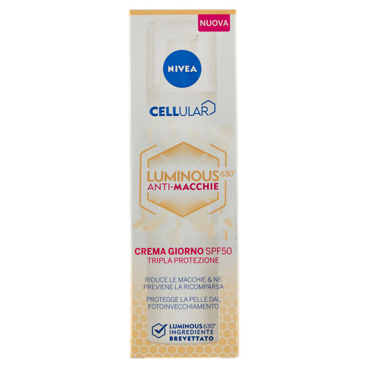 Nivea Cellular Luminous630 Anti-Macchie Crema Giorno SPF50 Tripla Protezione 40 ml (25563348)