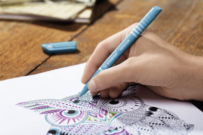 Fineliner con punta ammortizzata - STABILO SENSOR F - Tratto Fine (0,3 mm) - Nero (25529282)