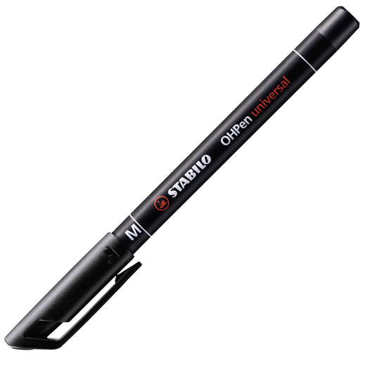 Marcatore - STABILO OHPen universal Permanente - Tratto Medio (1 mm) - Nero (25534229)