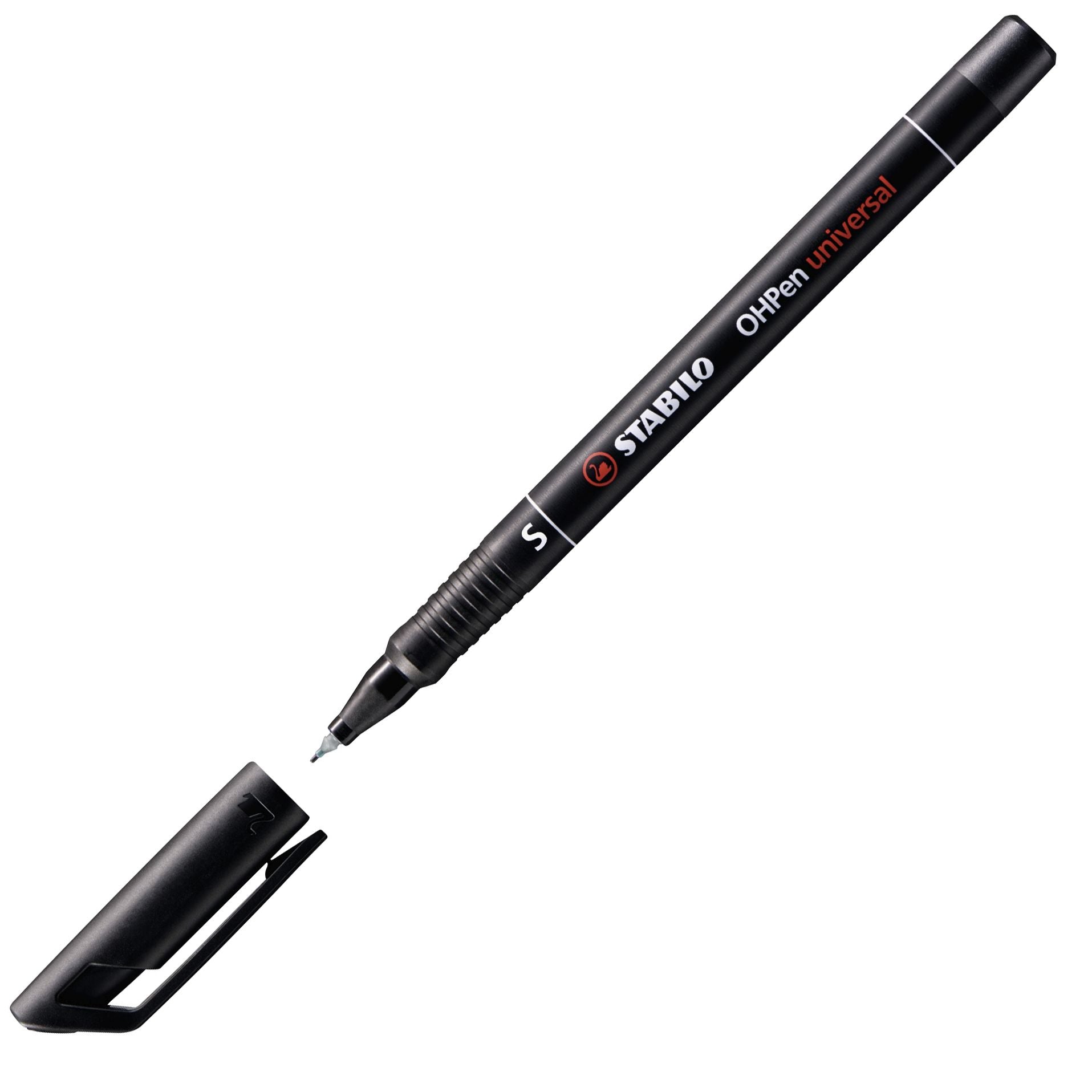 Marcatore - STABILO OHPen universal Permanente - Tratto Superfine (0,4 mm) - Nero (25534258)