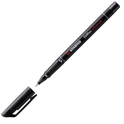 Marcatore - STABILO OHPen universal Permanente - Tratto Superfine (0,4 mm) - Nero (25534258)
