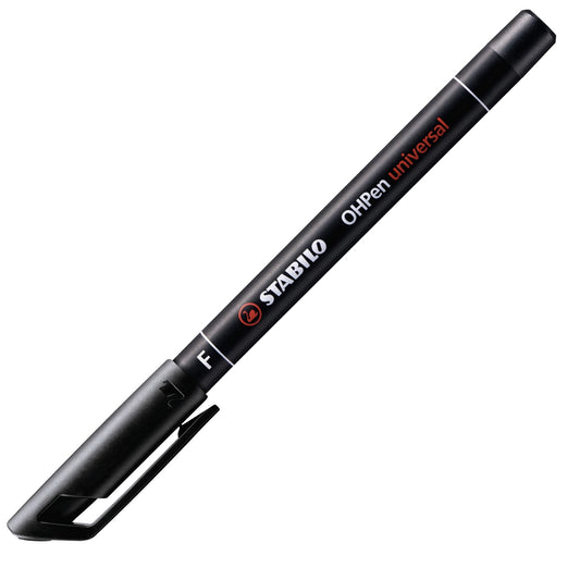 Marcatore - STABILO OHPen universal Permanente - Tratto Fine (0,7 mm) - Nero (25534182)
