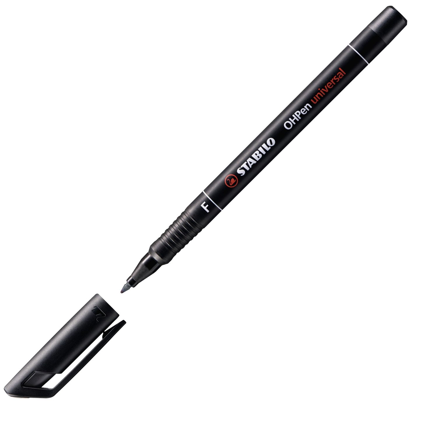 Marcatore - STABILO OHPen universal Permanente - Tratto Fine (0,7 mm) - Pack da 1 - Nero (25534189)