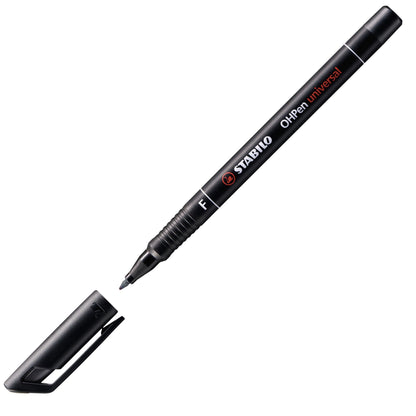 Marcatore - STABILO OHPen universal Permanente - Tratto Fine (0,7 mm) - Pack da 1 - Nero (25534189)