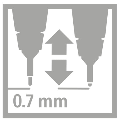 Fineliner con punta ammortizzata - STABILO SENSOR M - Tratto Medio (0,7 mm) - Nero (25529336)