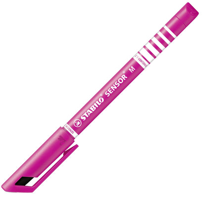 Fineliner con punta ammortizzata - STABILO SENSOR M - Tratto Medio (0,7 mm) - Rosa (25529340)