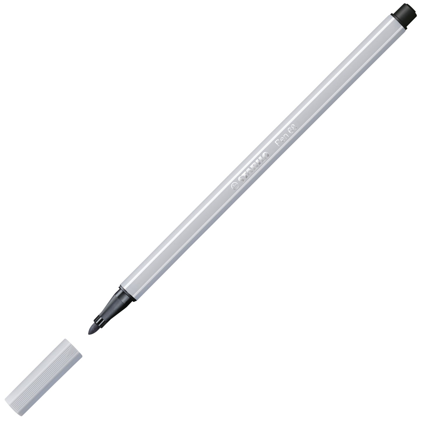 Pennarello Premium - STABILO Pen 68 - Grigio Freddo Chiaro (25573444)