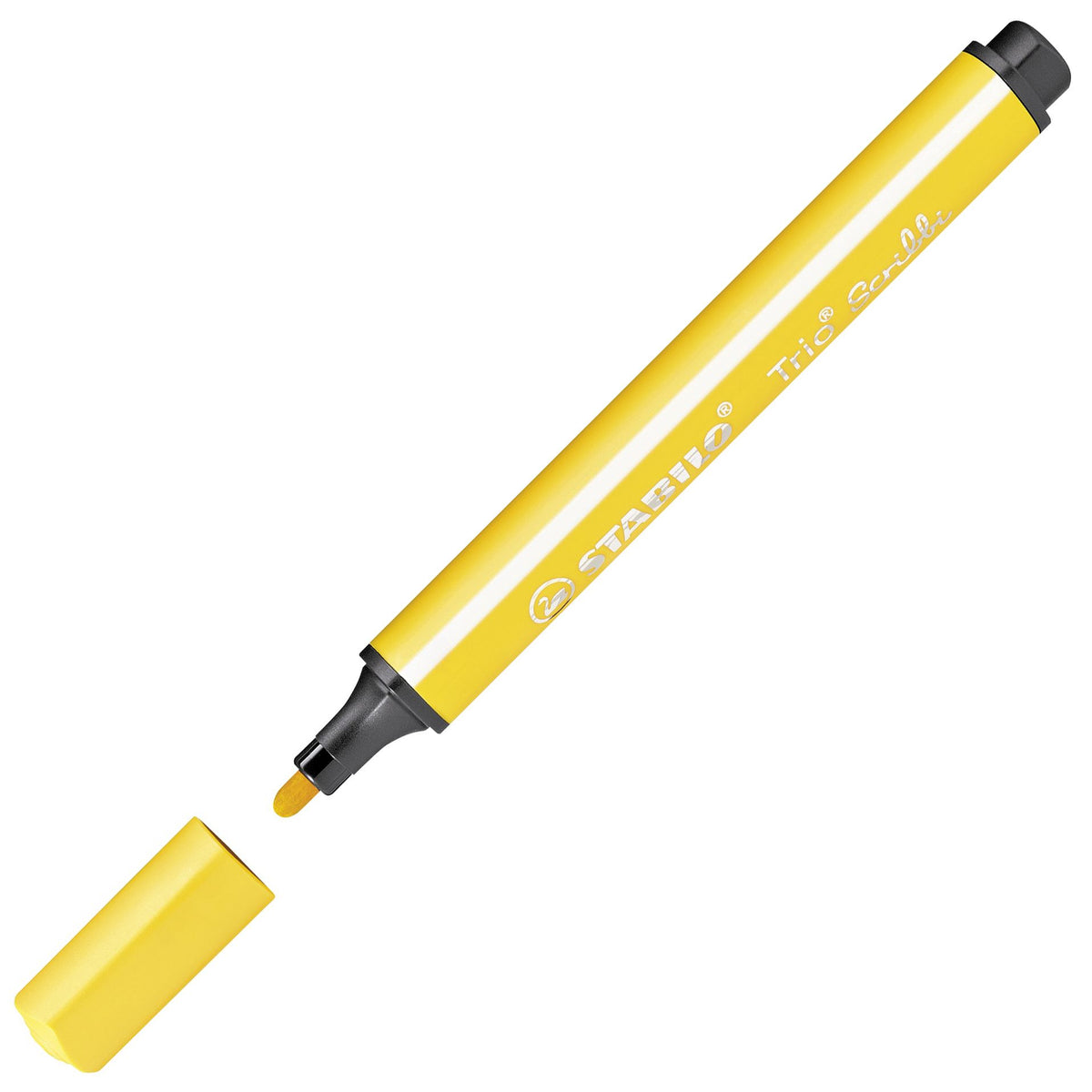 Pennarello triangolare con punta ammortizzata - STABILO Trio Scribbi - Giallo (25577744)