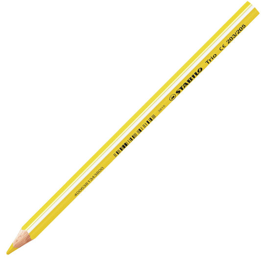 Matita colorata triangolare - STABILO Trio thick - Giallo (25544877)