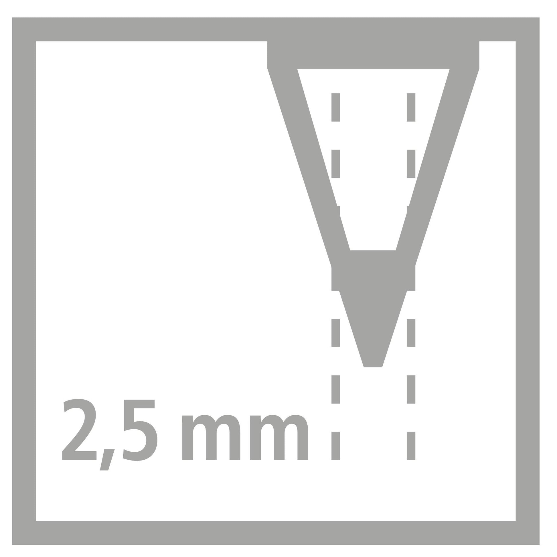 Matita colorata triangolare - STABILO Trio thick - Grigio (25544896)