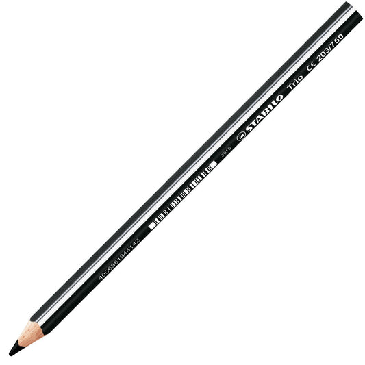 Matita colorata triangolare - STABILO Trio thick - Nero (25544912)