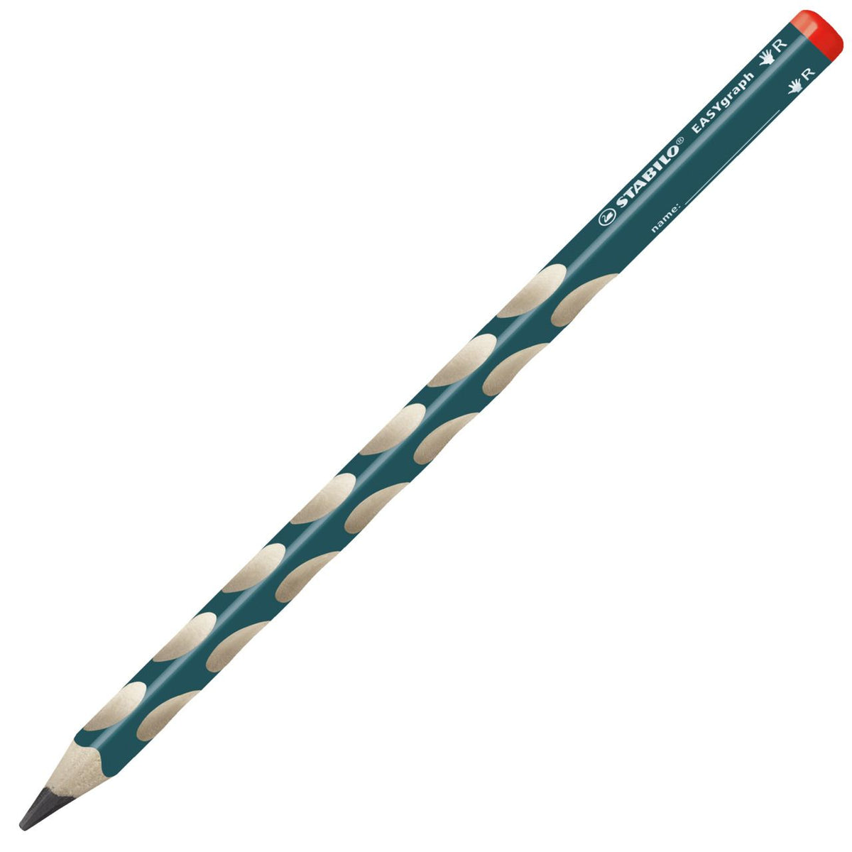 Matita Ergonomica triangolare - STABILO EASYgraph per Destrimani in Petrolio - Gradazione HB (25544989)