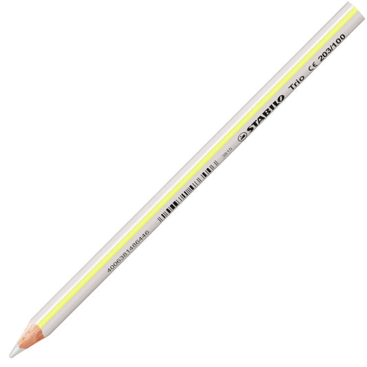 Matita colorata triangolare - STABILO Trio thick - Bianco (25544849)