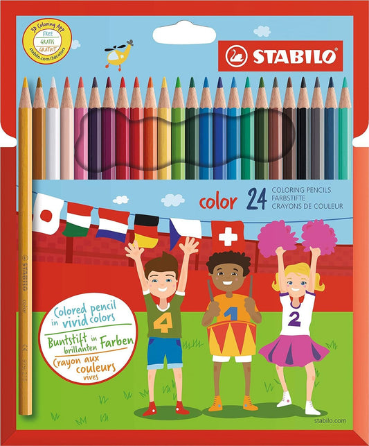 Matita colorata - STABILO color - Astuccio da 24 - Colori assortiti (25534640)