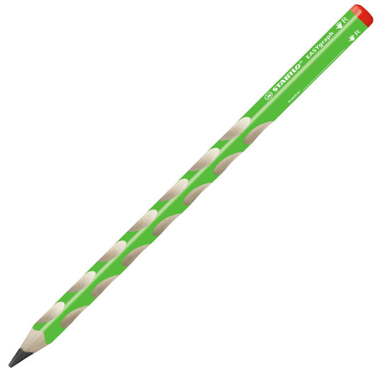 Matita Ergonomica triangolare - STABILO EASYgraph per Destrimani in Verde - Gradazione HB (25545010)