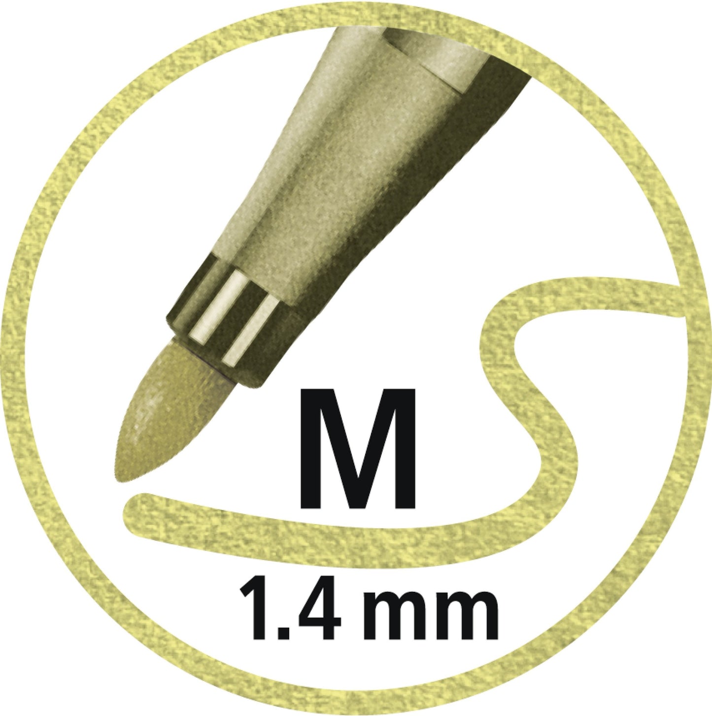 Pennarello Premium Metallizzato - STABILO Pen 68 metallic - Oro (25577273)