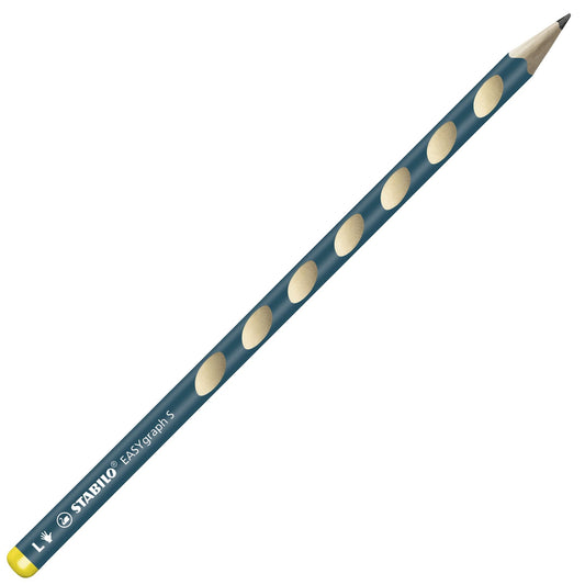 Matita Ergonomica triangolare - STABILO EASYgraph S per Mancini in Petrolio - Gradazione HB (25545128)