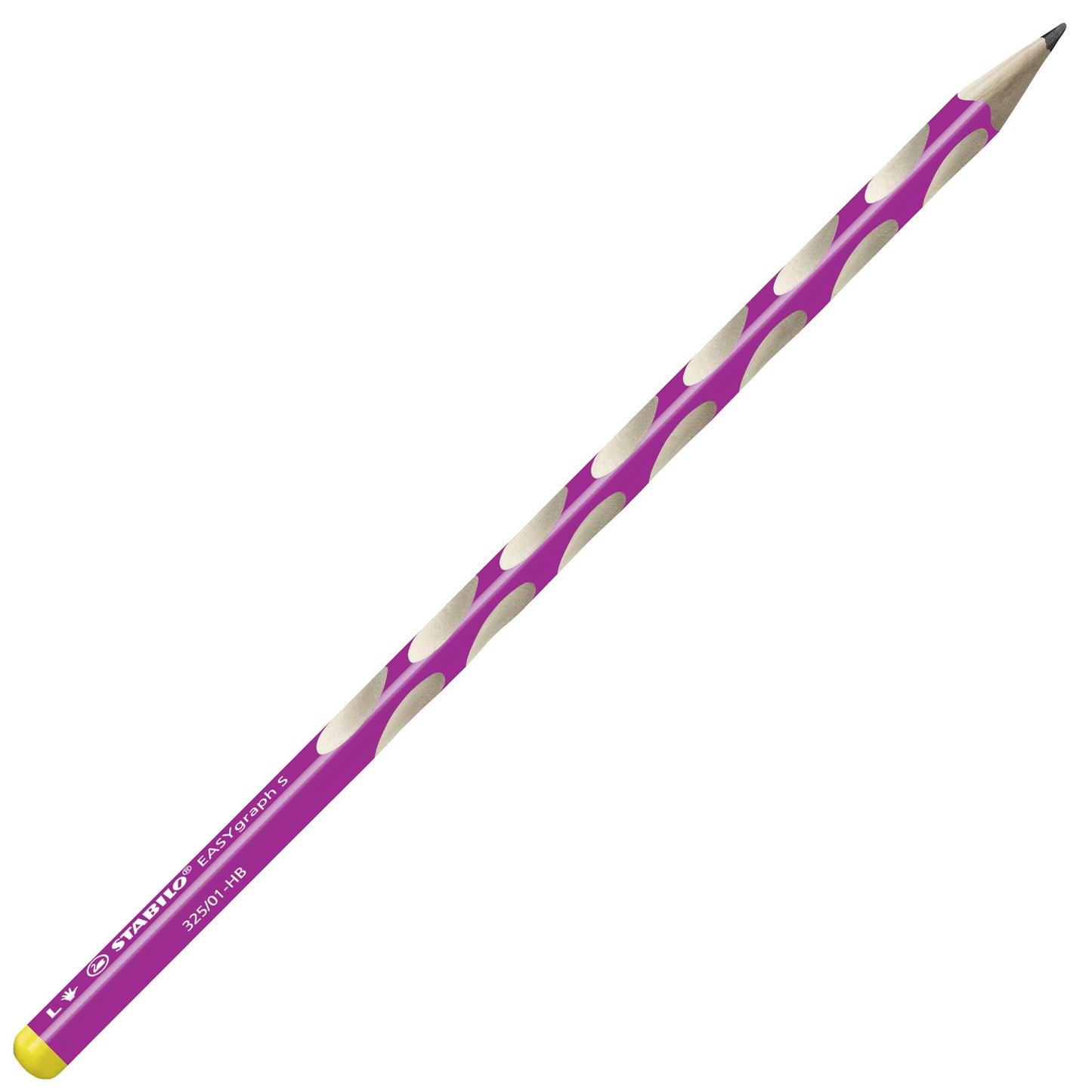 Matita Ergonomica triangolare - STABILO EASYgraph S per Mancini in Rosa - Gradazione HB (25545135)