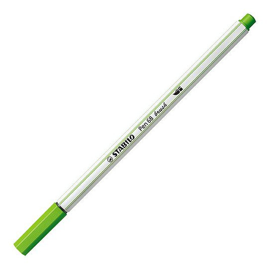 Pennarello Premium con punta a pennello - STABILO Pen 68 brush - Verde Foglia (25576780)
