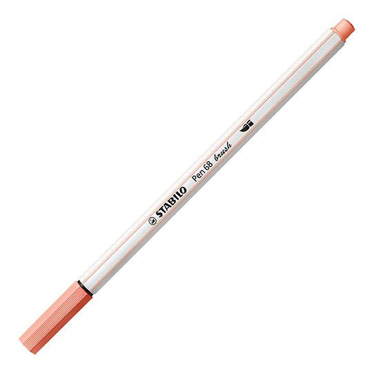 Pennarello Premium con punta a pennello - STABILO Pen 68 brush - Carnicino Chiaro (25576085)