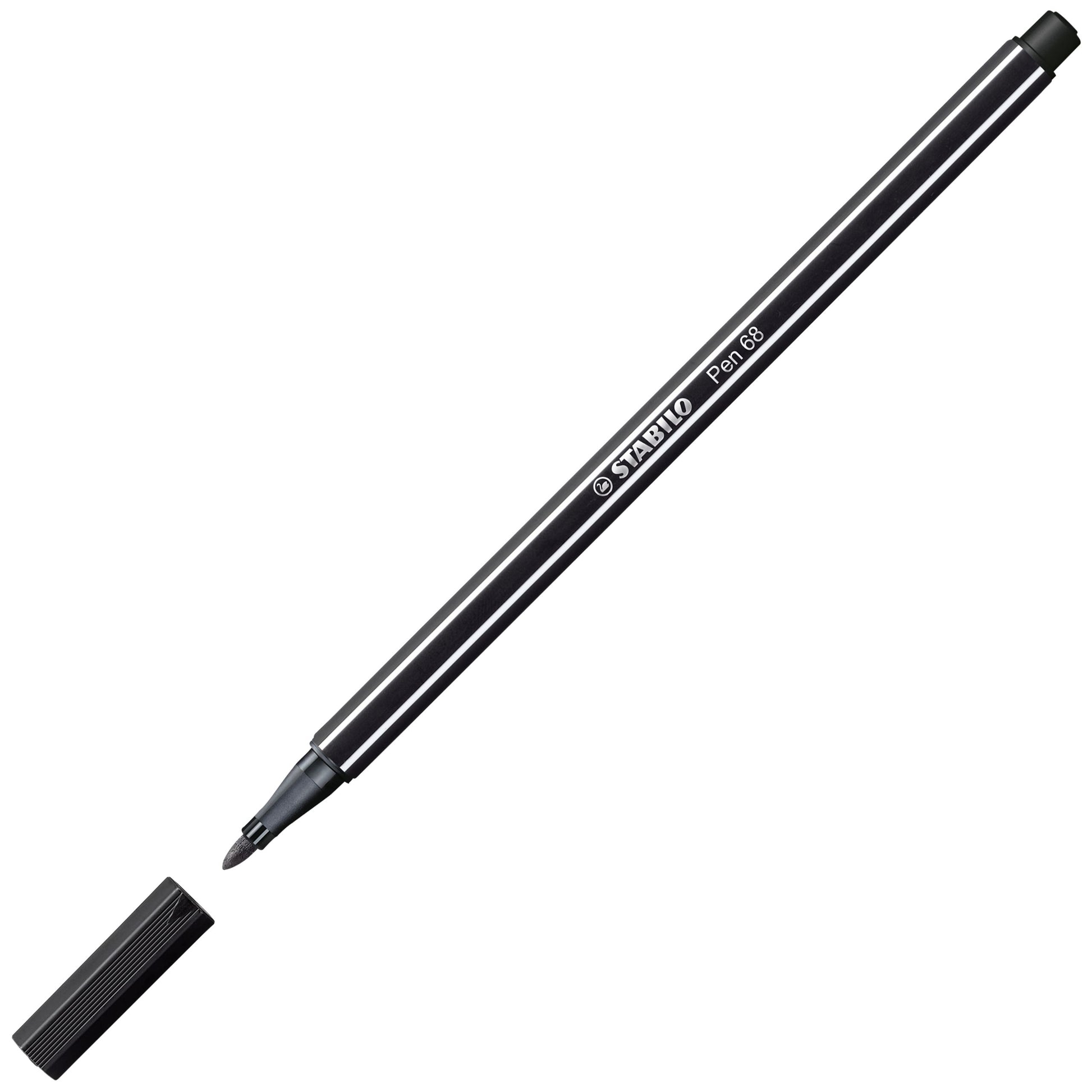 Pennarello Premium - STABILO Pen 68 - ARTY - Astuccio da 18 con appendino - 18 colori assortiti (25572786)