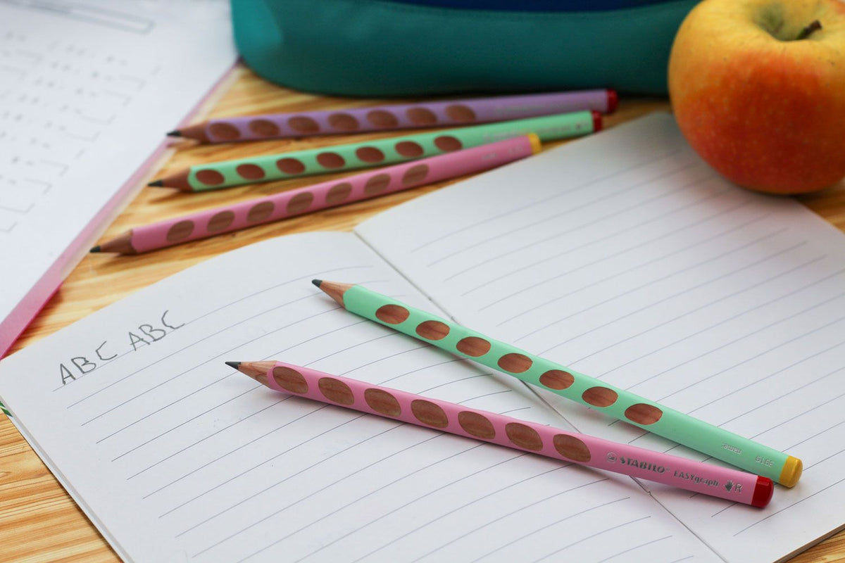Matita Ergonomica triangolare - STABILO EASYgraph per Destrimani in Lilla Pastel - Gradazione HB (25544984)