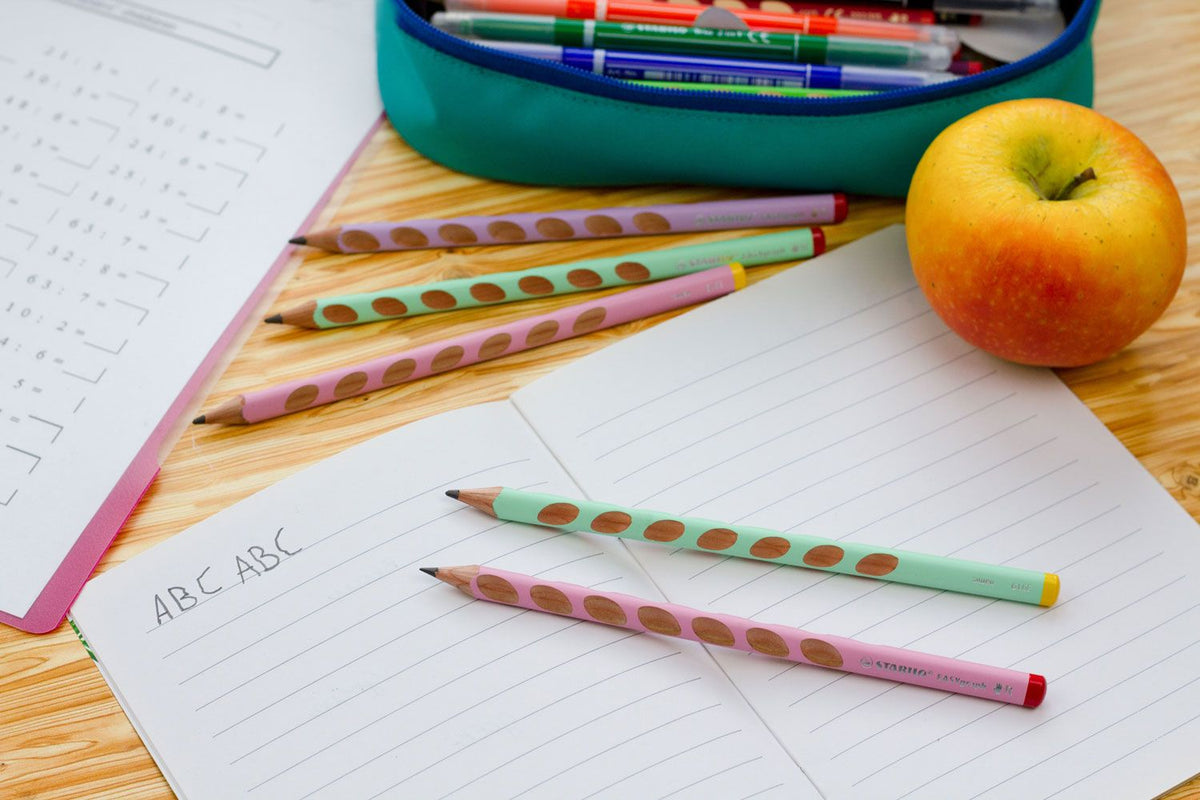 Matita Ergonomica triangolare - STABILO EASYgraph per Destrimani in Lilla Pastel - Gradazione HB (25544986)