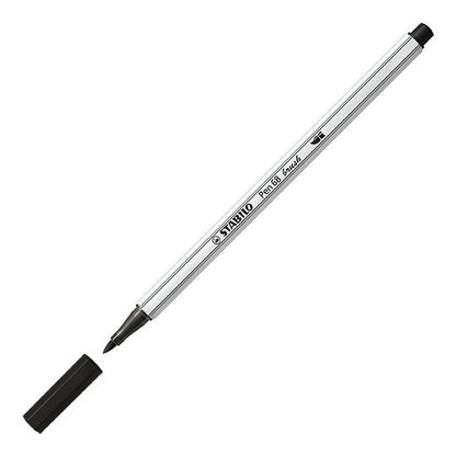 Pennarello Premium con punta a pennello - STABILO Pen 68 brush - ARTY - Astuccio da 18 - Colori assortiti (25575607)