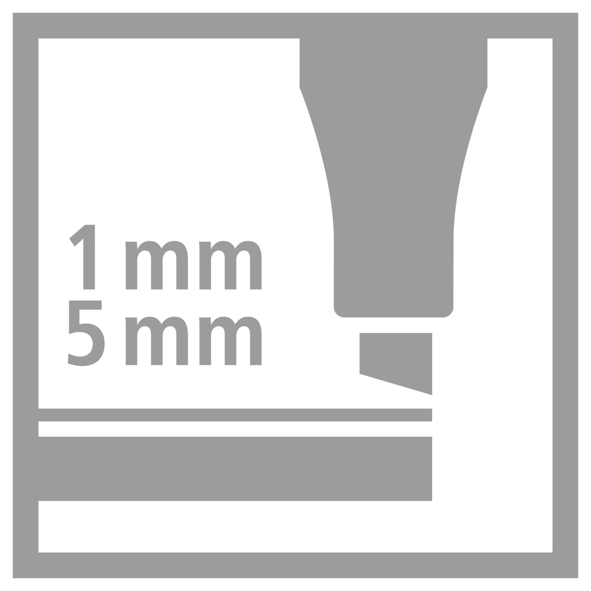 Pennarello Premium a tratto doppio (1 + 5 mm) - STABILO Pen 68 MAX - Azzurro (25574989)