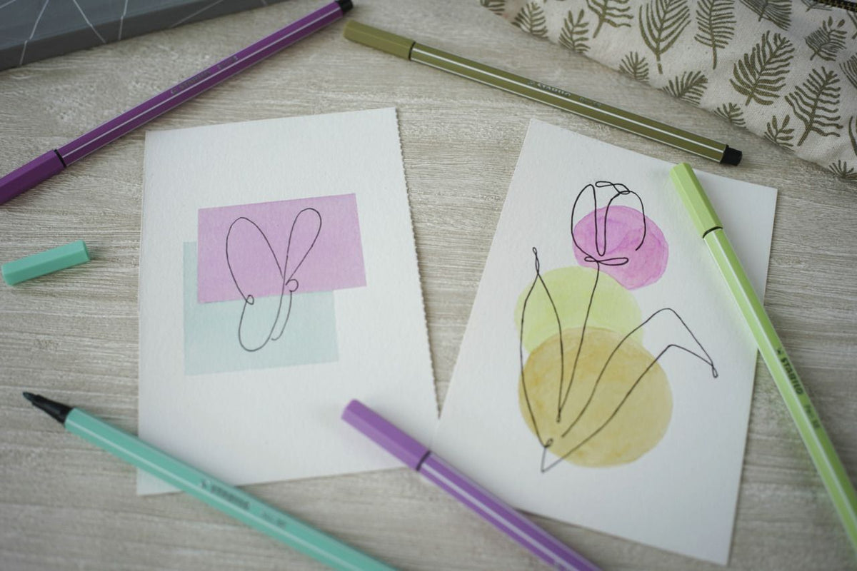 Creative Set STABILO ARTY - STABILO point 88 & Pen 68 - Astuccio da 24 - in colori Pastello assortiti - 11 fineliner point 88, 13 pennarelli Pen 68 (25524061)