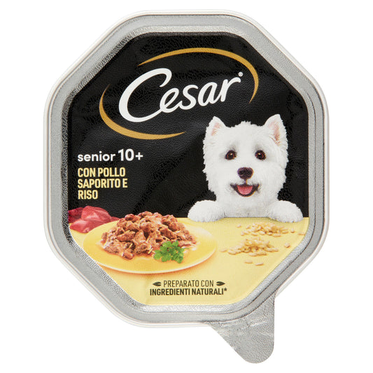 Cesar senior 10+ con Pollo Saporito e Riso 150 g (25522115)