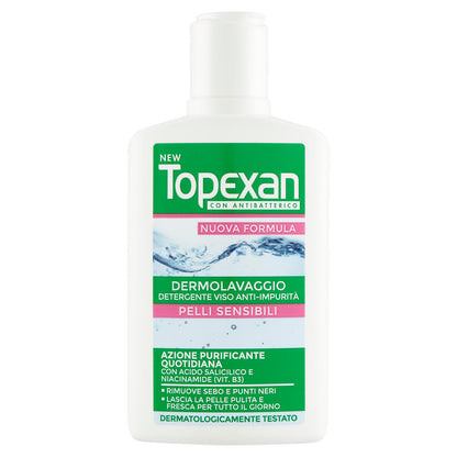 New Topexan con Antibatterico Dermolavaggio Detergente Viso Anti-Impurità Pelli Sensibili 150 ml (25562981)