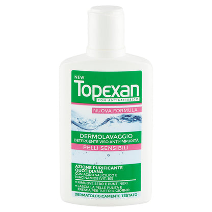 New Topexan con Antibatterico Dermolavaggio Detergente Viso Anti-Impurità Pelli Sensibili 150 ml (25562982)