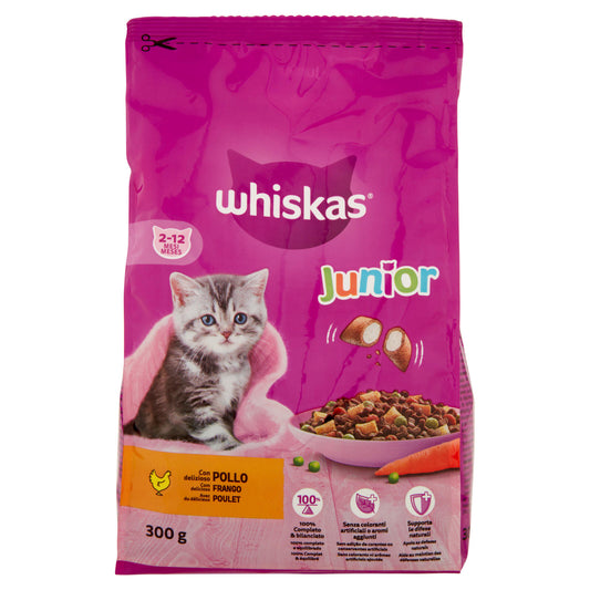 Whiskas Junior Crocchette con delizioso Pollo 300 g (25613684)