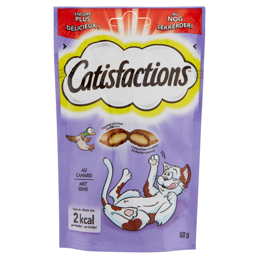 Catisfactions Snack Gatto con Anatra 60 g (25521536)