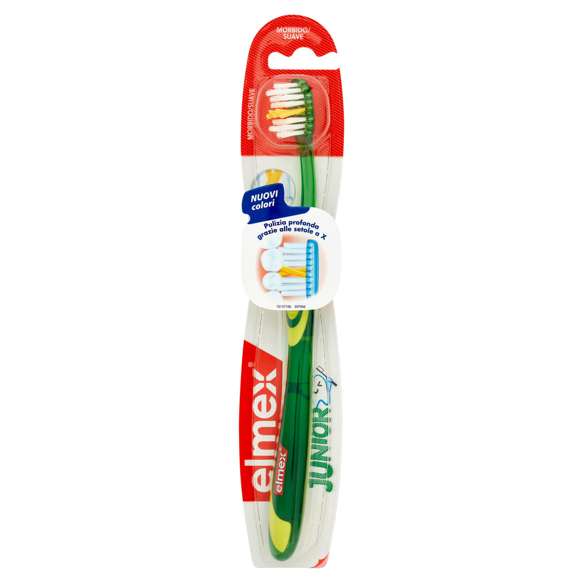elmex spazzolino Junior, bimbi, bambini, 6-12 anni, morbido (25526201)