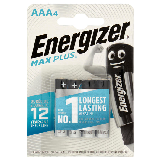 Energizer Max Plus AAA Mini Stilo 4 pz (25526302)