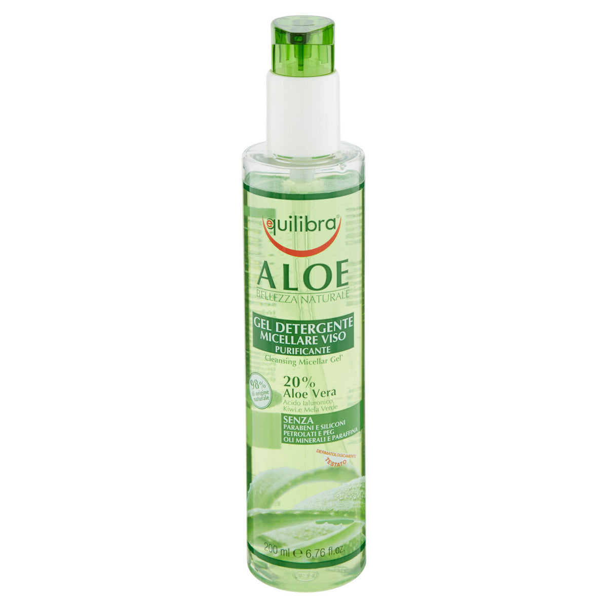 equilibra Aloe Gel Detergente Micellare Viso Purificante 200 ml (25526353)