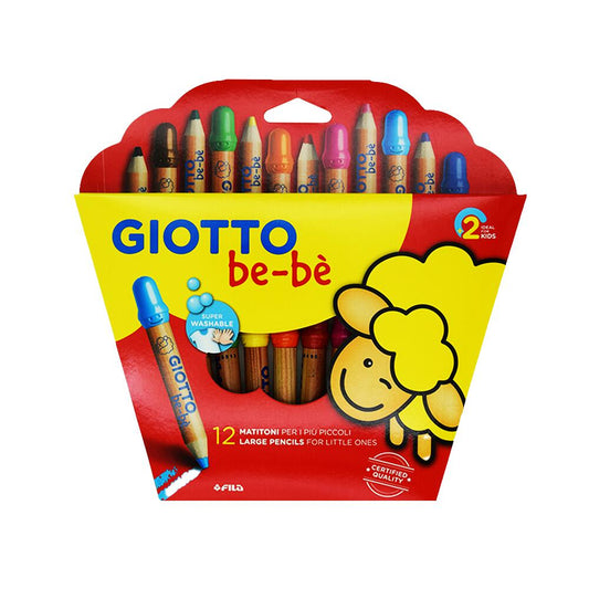 Pastello Giotto Be-Be matitoni - 12 colori (25569381)