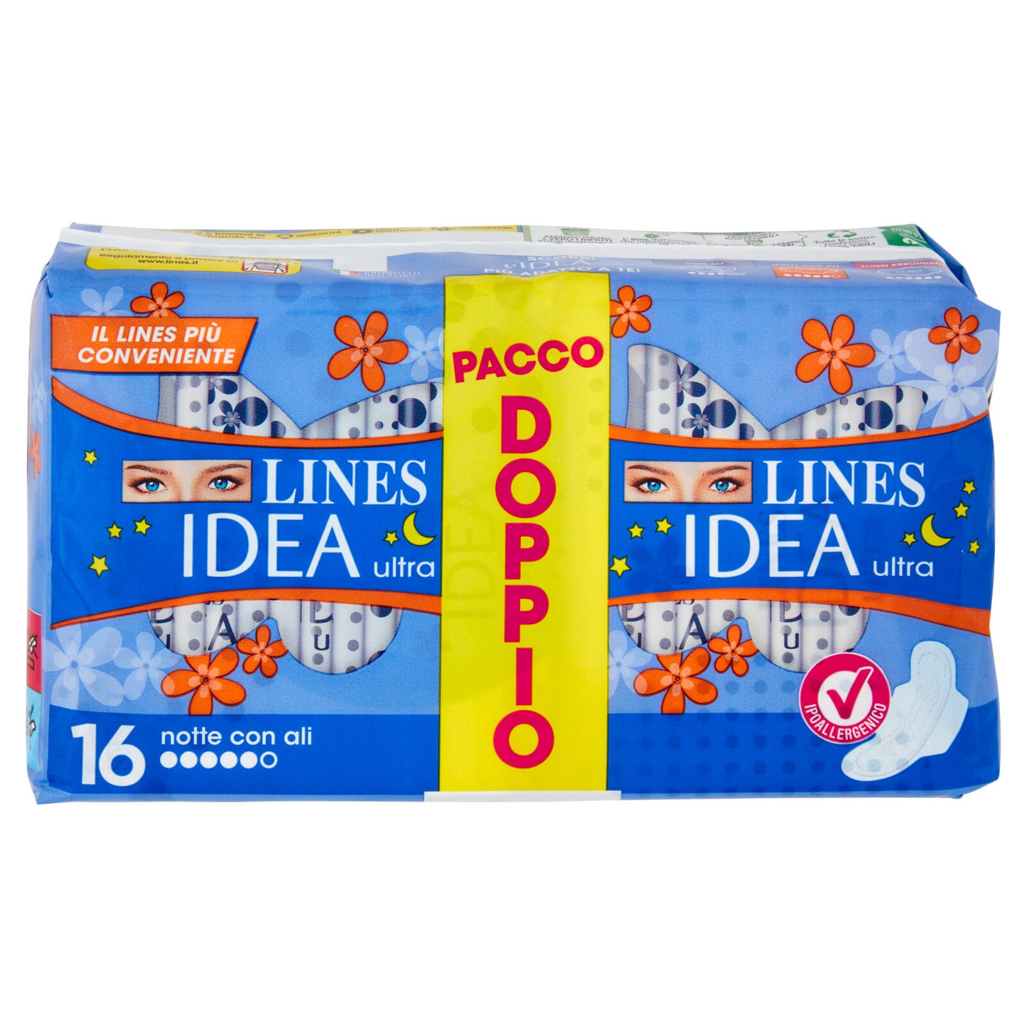 Lines Idea ultra notte con ali 16 pz (25533765)