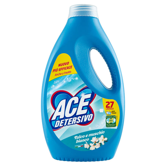 Ace Detersivo Talco e Muschio Bianco 27 Lavaggi 1350 ml (25518935)